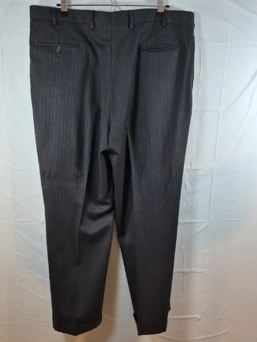 Jos. A. Bank Dark Charcoal Pinstripe Suit Jacket